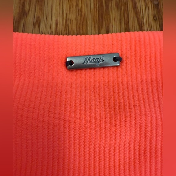 Maaji Reversible Retro Flowers Bikini Bottoms Size Large - Picture 7 of 12